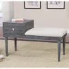 Luce Mid Century Modern Storage Bench Weathered Gray - HOMES: Inside + Out -Homcom Crosley Shop GUEST 71cacba5 bcf6 4c8e bcad 5d48ee716b80