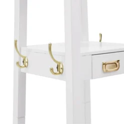 Peggy Pyramid Hall Tree White - Linon -Homcom Crosley Shop GUEST 721756ab cfc1 40e3 acfa dee56b572673