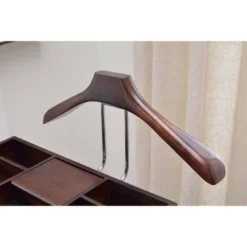 Crescent Moon Drawer Top Tray Contour Hanger Trouser Bar Valet Stand Dark Walnut - Proman Products -Homcom Crosley Shop GUEST 72764f80 5e8e 42c7 9f78 052e17684d68