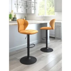 Seymour Barstools Yellow - ZM Home -Homcom Crosley Shop GUEST 7354e390 5ebc 4eae b911 ee83509b19f0