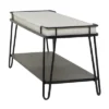 Industrial Upholstered Metal Bench Black - Olivia & May -Homcom Crosley Shop GUEST 736f70da c573 408a b80b 85a9203d05d9