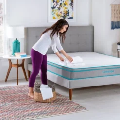 Linenspa Essentials 8" Spring & Memory Foam Hybrid Mattress -Homcom Crosley Shop GUEST 73fa4b62 b6e3 4dc8 aae1 5ac41b84a3f2
