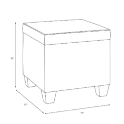 Ottoman Velvet - Skyline Furniture -Homcom Crosley Shop GUEST 7436bd5b 32d0 4025 9315 1ae5d1e69f02