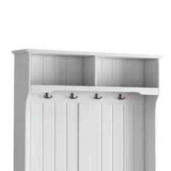 40" 3-in-1 Design Hall Tree With 4 Hooks, Coat Hanger And Entryway Storage Bench - ModernLuxe -Homcom Crosley Shop GUEST 7478f39a e74d 4235 9bff 7f8fbd4d65f1