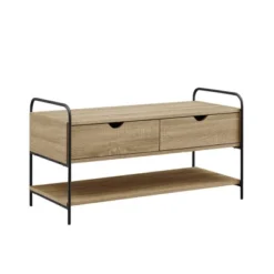 Modern 2 Drawer Storage Entry Bench - Saracina Home 22 Modern 2 Drawer Storage Entry Bench - Saracina Home -Homcom Crosley Shop GUEST 747bc65d 6aaa 45ad a171 55739722cb37