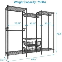VIPEK V10i Medium Portable Closet Heavy Duty Clothes Rack, Free Standing Coat Rack Wardrobe Metal Clothing Rack 14 VIPEK V10i Medium Portable Closet Heavy Duty Clothes Rack, Free Standing Coat Rack Wardrobe Metal Clothing Rack -Homcom Crosley Shop GUEST 74e1444b 16a1 4924 bb04 d7602f376dfb