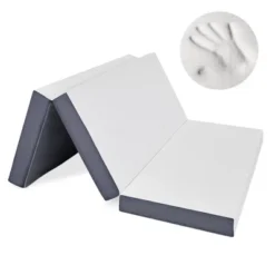 Hayward Heyward 6" Trifold Mattress, Tri Fold Memory Foam Foldable Mattress -Homcom Crosley Shop GUEST 751612f1 4a4d 44ce 9c90 651363bf74f5