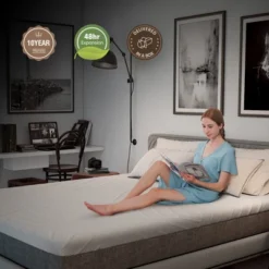 Costway 8'' Jacquard Mattress Gel Infused Memory Foam Medium Firm Bamboo Charcoal QueenFull -Homcom Crosley Shop GUEST 754d1cb5 9a2a 44c0 a5e5 529250274008