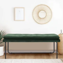 Nano 48" Upholstered Double Padded Cushion Bench - The Pop Maison -Homcom Crosley Shop GUEST 76dfe6c0 8843 4c30 a106 439255a4b697