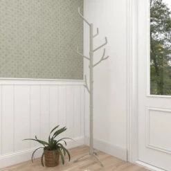 Eclectic Metal Coat Rack Silver - Olivia & May -Homcom Crosley Shop GUEST 77c65c41 c968 4801 be8a 37c889a37e91