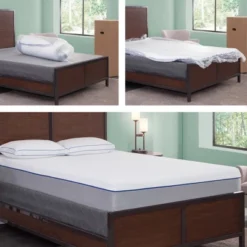 Dream Serenity Eco Style Premium Selection 10” Memory Foam Mattress With 2 Queen Pillows -Homcom Crosley Shop GUEST 782291e2 478d 402e 9536 e242bde14d32