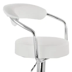 Elama 2 Piece Faux Leather Retro Adjustable Bar Stool With Chrome Handles And Base -Homcom Crosley Shop GUEST 79700a55 3116 4841 a063 cd98051cd404