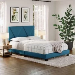 Vector Linen Upholstered Platform Bed Frame - Boyd Sleep Eco Dream -Homcom Crosley Shop GUEST 7b54a995 6d6f 4266 a21c c9f806b9c0f9