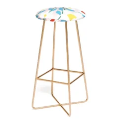 Maritza Lisa White Springs Florals Barstool - Deny Designs -Homcom Crosley Shop GUEST 7bc2e1c7 6544 4221 b05c ea2a02471c62