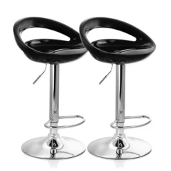 Elama 2 Piece Retro Adjustable Bar Stool With Chrome Base -Homcom Crosley Shop GUEST 7c7a8e10 dec6 406b a713 7301733b0ecb