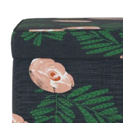 Pattern Fairland Square Storage Ottoman Indigo Floral - Skyline Furniture -Homcom Crosley Shop GUEST 7e20f0f8 cb7b 4d2a 937e 101ae49051ac
