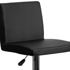 Flash Furniture Contemporary Vinyl Adjustable Height Barstool With Panel Back And Chrome Base -Homcom Crosley Shop GUEST 7e90e286 8b0e 4ba6 b060 9079cea221d4