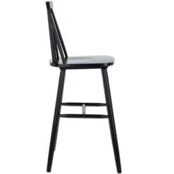 Beaufort Bar Stool (Set Of 2) - Black - Safavieh -Homcom Crosley Shop GUEST 7ece6c8b cff3 49c8 9e70 d2d9a26e0aa1