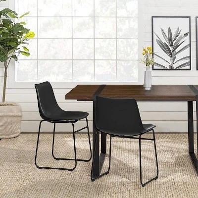 Dreama Retro Side Chair Dining Chair With Metal Legs For Kitchen, Living, Dining Room, Set Of 2,The Pop Home 5 Dreama Retro Side Chair Dining Chair With Metal Legs For Kitchen, Living, Dining Room, Set Of 2,The Pop Home - Image 3