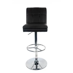 Sloan Adjustable Faux Leather Swivel Barstool Black - Boraam 11 Sloan Adjustable Faux Leather Swivel Barstool Black - Boraam -Homcom Crosley Shop GUEST 7f403610 d2ef 4f7f a452 d0c36c08f432