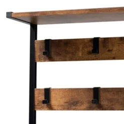 Edan Wood And Metal Freestanding Coat Hanger Walnut Brown/Black - Baxton Studio -Homcom Crosley Shop GUEST 7f7bde2a 9a35 4d95 9e3f 5e4b3317fb39