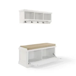 2pc Seasie Entryway Set White - Crosley -Homcom Crosley Shop GUEST 7fdcb07a 20fd 4aa6 82f4 1e83b12478a7