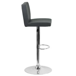 Emma And Oliver 2 Pack Contemporary Vinyl Adjustable Height Barstool With Panel Back And Chrome Base -Homcom Crosley Shop GUEST 7ff4a48c 84d0 41ca 84ab 41caa797866f