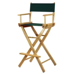 Bar-Height Director's Chair - Natural Frame 24 Bar-Height Director's Chair - Natural Frame -Homcom Crosley Shop GUEST 80a75fda cf69 40c3 958d b73c3b23f695