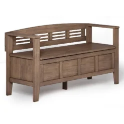 48" Chandler Solid Wood Entryway Storage Bench - Wyndenhall 29 48" Chandler Solid Wood Entryway Storage Bench - Wyndenhall -Homcom Crosley Shop GUEST 80e29a1e 72bd 4857 b1db 1ee3ae9af913