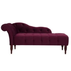 Jennifer Taylor Home Samuel Tufted Roll Arm Chaise Lounge -Homcom Crosley Shop GUEST 813383bb ca45 4987 8012 ce69e3a36a56
