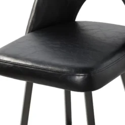 Thadeo Modern Bar Stool,set Of 4 With Cutout Design | ARTFUL LIVING DESIGN -Homcom Crosley Shop GUEST 814448a3 15a1 47de 8cd3 5c0123aa8f92