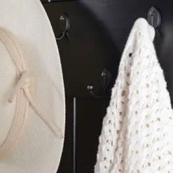 Waylon Rustic Farmhouse Solid Wood Tall Hall Tree - Saracina Home -Homcom Crosley Shop GUEST 82a9efac 04fe 4c9a 8b07 b1e0ef053ab8