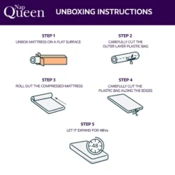 NapQueen 6" Elizabeth Cooling Gel Memory Foam Mattress -Homcom Crosley Shop GUEST 83269eda b5d5 48ea b93a 41253ad0e0ae