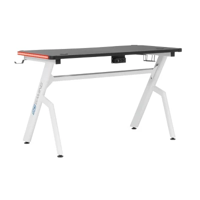 Icon PC Gaming Desk With Built-in Charging Station And LED Lights Black - SD Gaming 6 Icon PC Gaming Desk With Built-in Charging Station And LED Lights Black - SD Gaming - Image 4