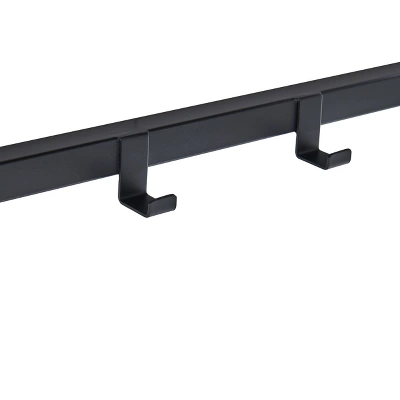 Claremont Rustic Wood Coat Hook And Bench Set Dark Brown - Alaterre Furniture 10 Claremont Rustic Wood Coat Hook And Bench Set Dark Brown - Alaterre Furniture - Image 8