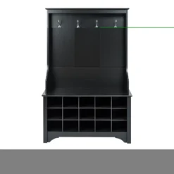 Hall Tree With Shoe Storage - Prepac -Homcom Crosley Shop GUEST 85283aac 3107 4937 9398 ec346085a93d