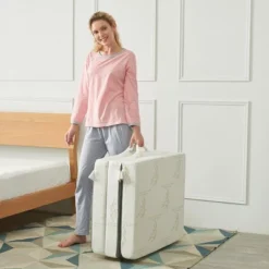 Cheer Collection Trifold Folding Mattress - Convenient Travel And Small Space Solution -Homcom Crosley Shop GUEST 85330b99 1eb3 413d 9d0c bfa61dfacf1d