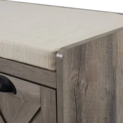 Farmhouse 40" 3 Drawer Storage Bench With Cushion - Saracina Home -Homcom Crosley Shop GUEST 854ac1ae b530 4905 831e 1eec3ef6d33f