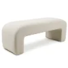 Lily 47" Contemporary Farmhouse Upholstered Bench-The Pop Maison 1 Lily 47" Contemporary Farmhouse Upholstered Bench-The Pop Maison -Homcom Crosley Shop GUEST 85554fe4 8777 475c 89c6 c2f80374116b