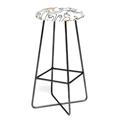 Sundry Society Single Line Faces Barstool - Deny Designs 4 Sundry Society Single Line Faces Barstool - Deny Designs - Image 2