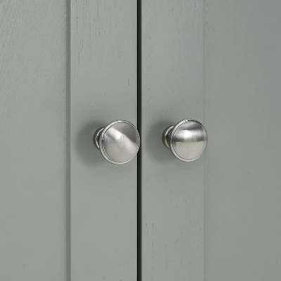 3pc Harper Entryway Set With Hall Tree And 2 Pantry Closets Gray - Crosley 11 3pc Harper Entryway Set With Hall Tree And 2 Pantry Closets Gray - Crosley - Image 9