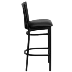 Flash Furniture Black School House Back Metal Restaurant Barstool -Homcom Crosley Shop GUEST 889567ea 5c01 4e70 8872 edda76a8f80f