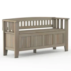Normandy Solid Wood Entryway Storage Bench - Wyndenhall -Homcom Crosley Shop GUEST 889be73d f682 455c 82f6 9a72e9844e0d