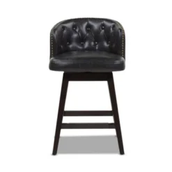 Jennifer Taylor Home Davidson 26" Swivel Low Back Counter Height Bar Stool -Homcom Crosley Shop GUEST 8976fffc 5be1 43f6 a8ef 56881bf07624