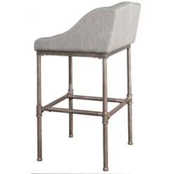 30" Dillon Barstool Silver/Gray - Hillsdale Furniture -Homcom Crosley Shop GUEST 8992c23f 5cfc 4fbb b802 eedaa74c99b1