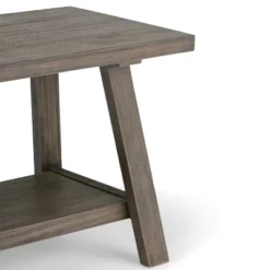 48" Stewart Solid Wood Entryway Bench Driftwood - WyndenHall -Homcom Crosley Shop GUEST 89a1dbd7 8714 4d51 9c9c a18a36ec56b1