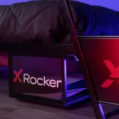 Twin Over Twin Armada Gaming Bunk Bed With Built-In Gaming Desk Black - X Rocker -Homcom Crosley Shop GUEST 8a98a38b d83f 4244 b188 6e776bcdd574