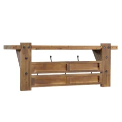 40" Bethel Acacia Wood Bench And Coat Hook With Shelf Natural - Alaterre Furniture 28 40" Bethel Acacia Wood Bench And Coat Hook With Shelf Natural - Alaterre Furniture -Homcom Crosley Shop GUEST 8acccebe 4c1a 46a9 a57f f711d60a6db6