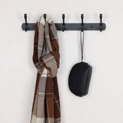 Unique Bargains Coat Rack Wall Mounted - Stainless Steel, Metal Coat Hook Rail For Coat Hat Towel Purse Robes Mudroom Bathroom Entryway, -Homcom Crosley Shop GUEST 8bb46132 5bbd 4aad 9ccd d2ad45ad3ab9