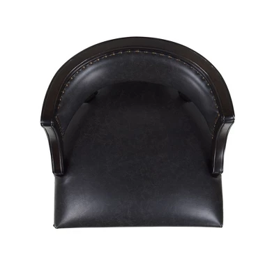 Jennifer Taylor Home Paris 26.5 Inch Farmhouse Counter Height Bar Stool With Backrest 6 Jennifer Taylor Home Paris 26.5 Inch Farmhouse Counter Height Bar Stool With Backrest - Image 4